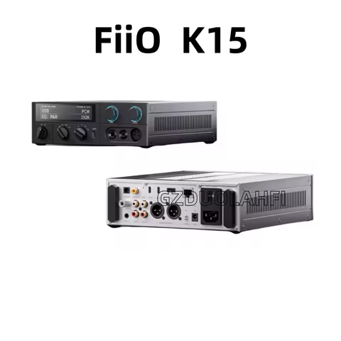 FiiO K15 Desktop DAC and Headphone Amplifier High-end AKM DAC AK4497S*2 With 3.93-inch Touchscreen 2