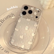 Flower Bow RabbitGirl Case Realme C100 C65 Note 70 C71 C75 C85 Pro C75X 50 60 60X C53 C51S Narzo 50I