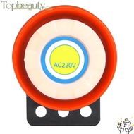 TOPBEAUTY Alarm Beeper, AC 220V With Wire Lead Electronic Buzzer, Loud 110dB Active Buzzer Alarm Sys