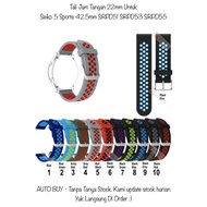 Nsb 22mm Strap Seiko 5 Sports 42.5mm SRPD51 SRPD53 SRPD55 - Breathable Silicone Watch Strap