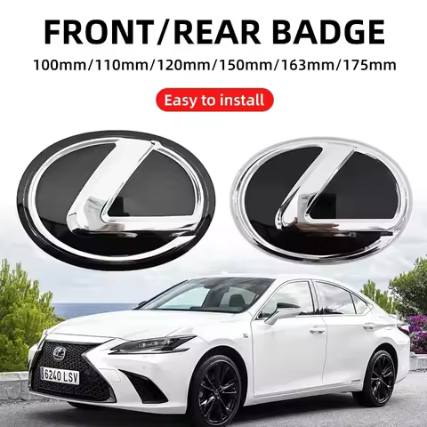 Car Logo Front Grill Emblem Badge Hood Trunk Rear Logo Badge Emblem For Lexus F SPORT ES UX 300e GX 