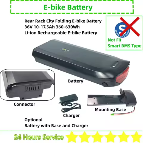Li-ion City E-bike Battery 36V 8Ah 8.8Ah 10.4Ah 11.6Ah 13Ah 14.5Ah 17.5Ah for Phylion Joycube JCEB36
