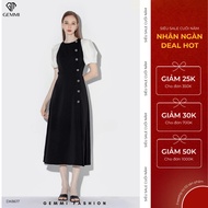 GEMMI Fashion puff sleeve dress, DK8712