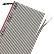 1.27mm Gray Flat Data Cable Wire 10 14 16 20 26 Pins AWG 28 UL2651 300V for 2.54mm IDC Connector