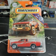 MERAH Matchbox Nissan Hardbody d21 red