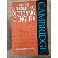 CAMBRIDGE INTERNATIONAL DICTIONARY OF ENGLISH (A33)