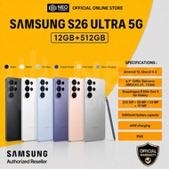 [NC] SAMSUNG S26 ULTRA 5G (12GB+512GB) Samsung Malaysia Set