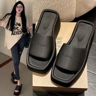FOAM-SANDAL SLIPPERS WITH SMOOTH FEET 7.5cm HIGH
