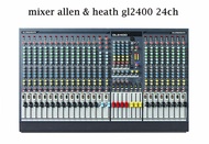 ALLEN Heath 24 Channel 24ch mono GL2400-24 Mixer Audio Sound System