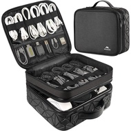 MATEIN Cable Organizer Bag, Waterproof Travel Electronic Storage, Shockproof Portable Double Layer T