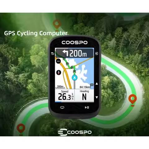 COOSPO CS300 CS500 Outdoor GPS Bike Computer Route Navigation Odometer Wireless Bicycle Speedometer 