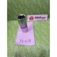 19 mm long socket wrench - Socket wrench for Racing wheel rims - Tekiro chrome