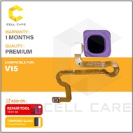 Fingerprint Finger Button Sensor Flex Cable Ribbon Compatible For VIVO V15
