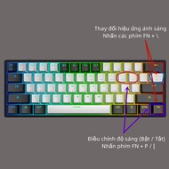 K620 RGB LED Mechanical Keyboard - Office, gamer
