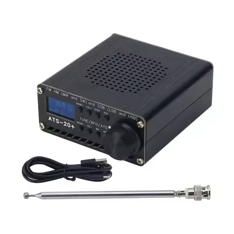 HamGeek ats 20 plus ATS20 V2 SI4732 Radio Receiver DSP SDR Receiver FM AM (MW and SW) and SSB (LSB a