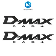 สติ๊กเกอร์ D-MAX CAB4 - ISUZU D-MAX ปี2002-2006 ติดข้างท้ายกระบะ