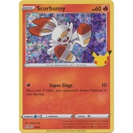 Scorbunny - 16/25 - 25th Anniversary Holo