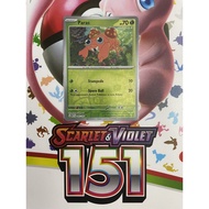 Paras - 046/165 - Single - Reverse Holo - Pokemon Scarlet & Violet - 151