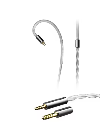 SIMGOT LC7 Upgrade IEM Cable OFC Silver Plated Single 18AWG HiFi IEM Cable with 732 Cores for Detail