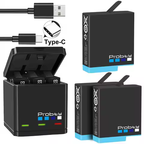 Original probty for GoPro Hero 8 hero 7 hero8 Black Battery or Triple Charger for Go Pro Hero 8 came