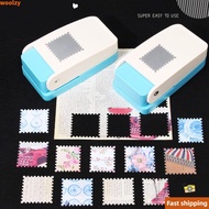 【 Arrival】WOOLZY Stamp Border Punch, Labor-saving Handmade Stamp Embossing| Embosser Portable DIY Cr