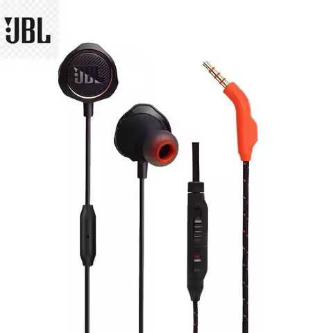 JBL QUANTUM 50 Authentic, Licensed Wired In-Ear Headphones with Enhanced Built-in Microphone and 3.5
