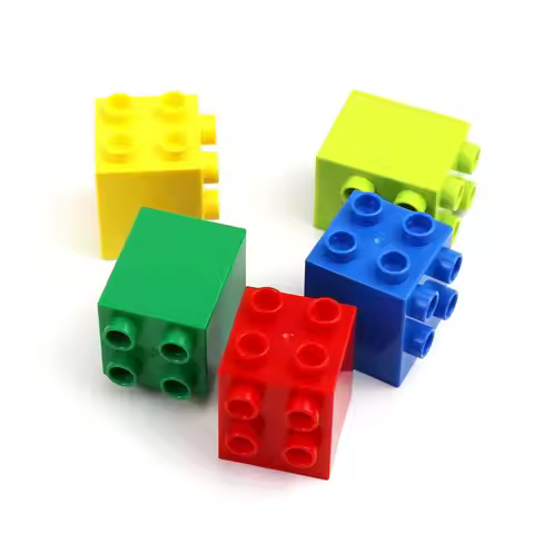 Big Size Brick 4+4 Building Blocks Classic Educational Children Toys Compatible with Lego Duplo Bric