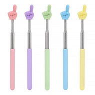 ROSEGOOD Finger Reading Sticks, Stainless Steel Telescopic Rod Teaching Pointer, Professional Finger