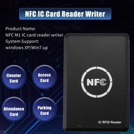 RFID Copier Duplicator Keyfob NFC Smart Card Reader Writer 13.56MHz Encrypted Programmer USB UID EM4