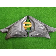 RSX150 CENTER LOWER COVER CARBON BATTERY COVER RSX