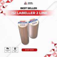 2 Line Labeller Contents Barcode Paper Price Label tag sticker refill paper