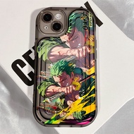 One Piece Cool Luffy Zoro Sabo Case Compatible for IPhone 11 12 13 14 15 Pro Max 7 8 Plus XR X XS Max 14 15 Plus Cartoon Comic