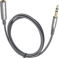 Devinal 1/4 inch Headphone Extension Cable, 6.35mm TRS Male to Female Stereo Cord, Quarter Inch Guit