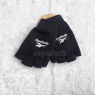 sarung tangan motor setengah jari karet lengan/sarung tangan motor hitam setengah jari/sarung tangan