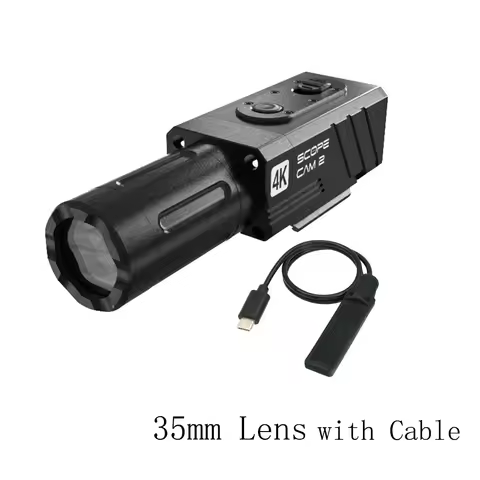 RunCam Scope Cam 2 4K Camera IP64 WaterProof Paintball APP 1400mAh 128G Scopecam Camera Digital Zoom