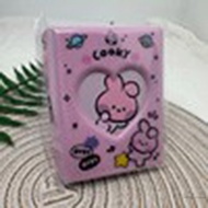 32PCS Kawaii BT21 Photo Album lưu trữ tập sách lưu trữ nổi tiếng Anime Koya Cooky 3 inch Binder Phot