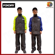 【In Stock】FOXDRY Raincoat Rainsuit Baju Hujan Motorcycle Outdoor