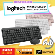 Logitech MK250 l MK251 Bluetooth Wireless Keyboard and Mouse Combo Compact Design, Long Battery Life