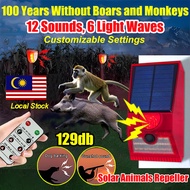 Penghalau Monyet Tropicana 360 Monkey Repellent Solar Sound & Light Siren Strobe Alarm Penghalau Mon