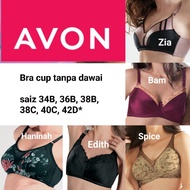 Avon : 3 helai NW Bra (tanpa dawai) size 34B - 42D