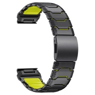 Garmin Enduro 3 D2 Mach 2 Strap Titanium Alloy+Silicone 26mm 22mm Quick Release Comfortable Sports