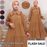 MIDI CRINKLE ABSTRAK AGAPE 88