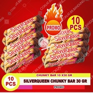 SilverQueen Chunky Bar 30gr Isi 10 pcs SilverQueen Chunky Bar Mini Kecil 30 gram