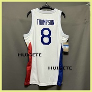 ◜ ↂ ➜ Men's New Original Gilas Pilipinas #8 Thompson Jersey Blue