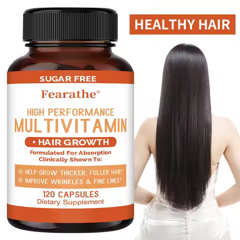Hight Performance Multivitamin Capsules - with Vitamin A,C,D,E,B6,B12, Improve Immunity Healthy Hair