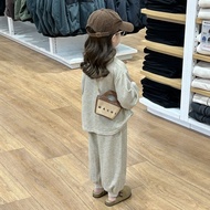 Western Style Girls Trendy Casual Children New Style Two-Piece Suit Long Pants Western fashioncod Au