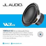 SUBWOOFER MOBIL JL AUDIO 10W3v3-2 /12W3v3-2 - GARANSI RESMI