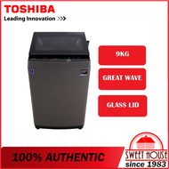 [AUTHORISED DEALER] Toshiba AW-M1000EM(SG) (9.0KG) Fully Auto Washing Machine with 8 Washing Program