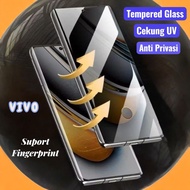 LAYAR Tempered Glass Concave Uv Vivo V25 V27 V29 V30 V30e V40 V50 V60 Pro 4g 5g Anti-Scratch Mobile 