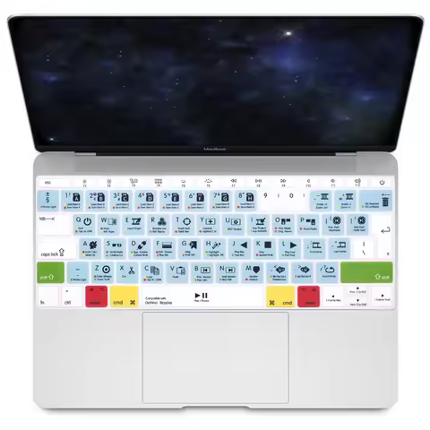Keyboard Cover Skin EU Layout for MacBook Pro 13" A1708 A1988 No Touch Bar 2018 2017 2016 for MacBoo